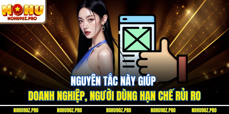 Nguyên tắc này giúp doanh nghiệp, người dùng hạn chế rủi ro